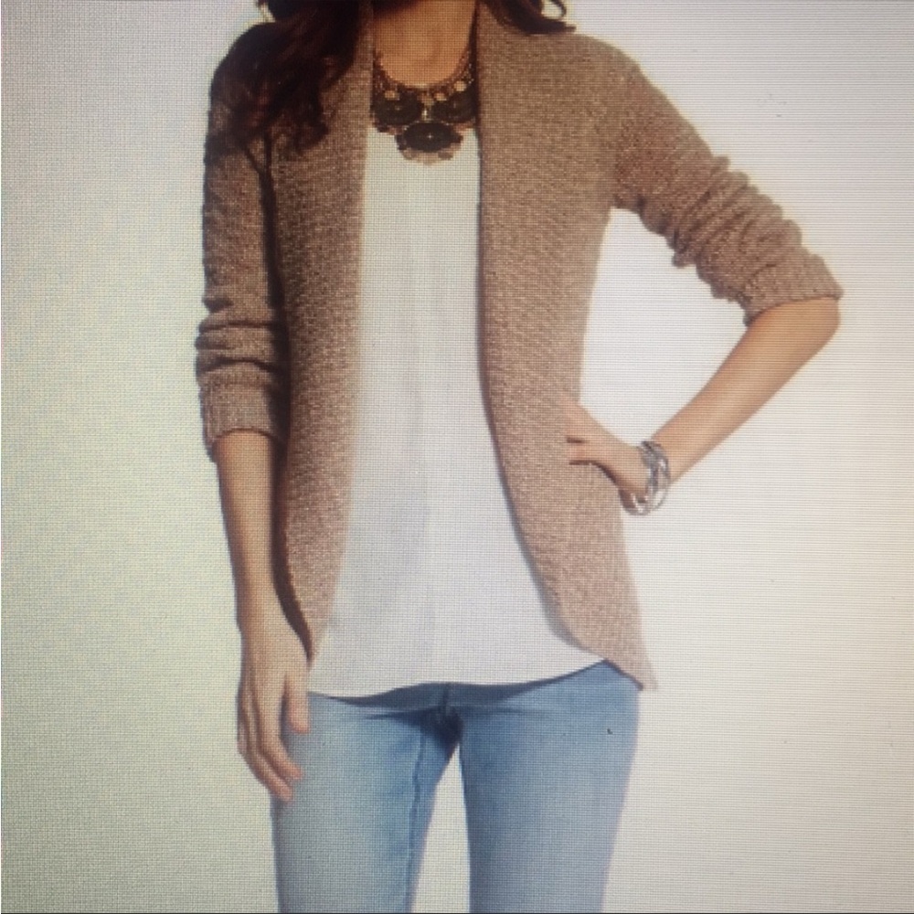 Lace Sweater & J crew Jeans